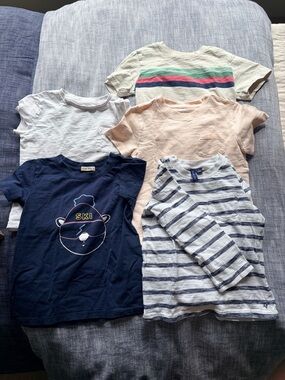 Mixed Kids T-Shirt Bundle - Stripes & Graphic Tees